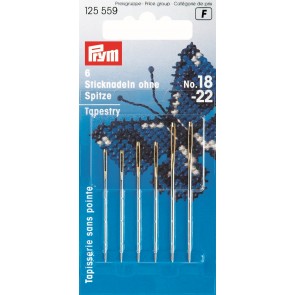 Prym tapestry needles needles size 18-22 with gold eye